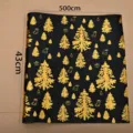 Weihnachtsbaum / 43x500cm / Schwarz