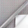 Pequeño estampado floral gris; 50x70 cm