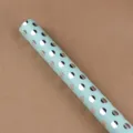Pois Argentés sur Fond Vert / 50*70cm