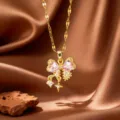 Star Bowknot Pendant (X09104) / Gold
