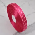 1cm Wide / Rose Red (27#)