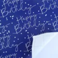 Happy Birthday con Fondo Púrpura (BDS10214) / 50cmX70cm
