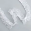 Estilo Encriptado (029#) / 3.8cm Organza + 2.5cm Poliéster / Blanco
