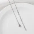 0.9 Ronde Slangenketting / Staalkleur