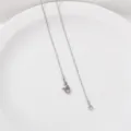 0.4 Gehamerde Ronde Ketting / Staalkleur