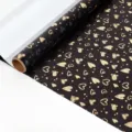 Schwarz Gold Herz