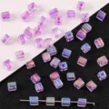10g Pack (Approx. 50 Pieces) / Deep purple / 5mm