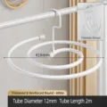 Pliable Blanc (Lot de 2) / 9.9mm Épaisseur/2m Long