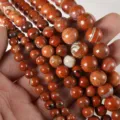 10mm (37 Pieces/String) / Red Jasper