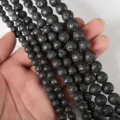 8mm (47 Pieces/String) / Lava Stone