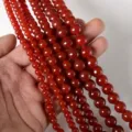 6mm (60 Pieces/String) / Red Agate