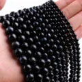 6mm (Approx. 60 Pieces/String) / Treated Ink Blue Tiger Eye