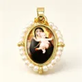 Madonna and Child Pendant (Pendant 3) / Single Piece (33x22mm)