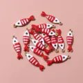 Style de Poisson Rouge (AL2-266) / 19x5mm