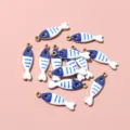 Στυλ Μπλε Ψάρι (AL2-257) / 19x5mm