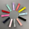 Κλιπ 3.5cm με Μισή Επένδυση Κορδέλας / Τυχαία Μικτά Χρώματα