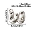 Silver-tone 316L stainless steel bubble letter W pendant charm with five holes and a loop - Letter W / Steel