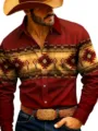 S / Tops / Aztec Red