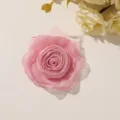Close-up of a pink chiffon rose with layered ruffled petals and a tightly curled center - Style 37(A14--4–5–8) / 1 Piece Pack