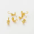 Star / 20 Pieces (4.8x10mm) / 18K Gold
