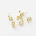 Heart / 20 Pieces (5x10mm) / 14K Gold