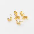Heart / 20 Pieces (5x10mm) / 18K Gold