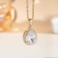 O-Kette / Gold Weiße Zirkonia