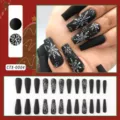 Christmas Matte Black Snowflake Style (CTX-0004)