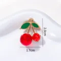 Cerise Facettée Rouge Transparent (A15-11)