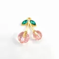 Cerise en Cristal Facetté Rose (A15-2)