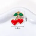 Cerise Rouge en Forme de Cœur (A14-30KC金)