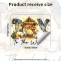 Nativity Manger Watercolor Scripture Style / 1 Piece (29x39cm)