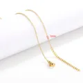 1mm Abgeflachte Gliederkette (F805) / 45+5cm / Gold