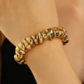 Unregelmäßiger Silberklumpen-Stil (5124) / Gold