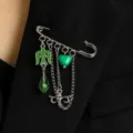 Green Bird Ethnic Tassel Style (9297)