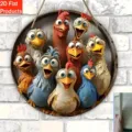 Cartoon Rooster Style (2026102202) / 20*20*0.3cm