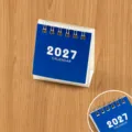 Year 2027 / Dark Blue
