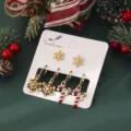 Snowflake Candy Cane Set (25080603-2) / 3 Pairs Pack / Multicolor