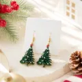 Enamel Pearl Christmas Tree Style (26070401-5) / Green