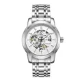 Silver Steel White Dial