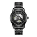 Black Steel Black Dial (Silver Movement)