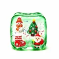 Weihnachtswürfel-Stil / OPP-Beutel / Grün