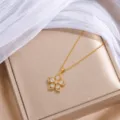 Collar Solo (X1310) / Dorado Blanco