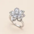 Anillo Solo (J0803) / Bauhinia Blanca