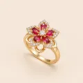 Anillo Solo (J0803) / Rojo Acero