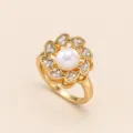 Anillo Solo (J0740) / Flor