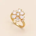 Anillo Solo (J0724) / Flor