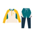 2XL (110-120cm, 19.5-23.5kg) / Top And Bottom / Yellow (Pre-order) (260924-3YT)