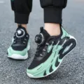 38 / Style en Maille Double Respirante (rh1085) / Noir Vert