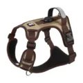 Nur Geschirr / Größe S (3,3 cm Locator-Schlitz) / Braun Kontrast